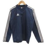  Adidas adidas прекрасный товар ветровка pi стерео S темно-синий темно-синий V шея цвет длинный рукав /SJ #GY59 мужской 