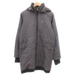  Spalding SPALDING с хлопком пальто M серый длинный рукав с капюшоном . стеганое полотно /YJ #GY59 мужской 