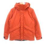  Beams BEAMS прекрасный товар пуховик M orange цвет с капюшоном ./SJ #GY58 мужской 
