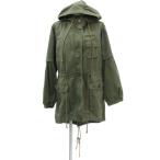  E hyphen world gallery E HYPHEN WORLD GALLERY Mod's Coat милитари пальто длинный длина хаки с капюшоном #GY58 женский 