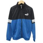  Puma PUMA спорт одежда джерси жакет средний длина 160cm синий голубой воротник-стойка переключатель /SM18 #GY58 Kids 