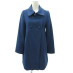  Deere Roo laDEAR FLURA бушлат бушлат длинный длина 2 синий голубой шерсть /SM23 #GY58 женский 