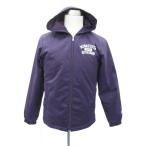  не использовался товар Munsingwear одежда MUNSINGWEAR одежда для гольфа с хлопком жакет средний длина с капюшоном M фиолетовый лиловый принт /SY54 #GY58 мужской 