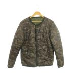  Abahouse ABAHOUSE с хлопком жакет чай Brown камуфляж камуфляж стеганое полотно длинный рукав /AH6 #GY58 мужской 