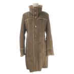  Buona Giornata BUONA GIORNATA искусственный мутон пальто L чай Brown длинный рукав воротник-стойка мех . брать ./CK23 #GY58 женский 