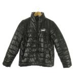  Puma PUMA с хлопком жакет M чёрный черный длинный рукав воротник-стойка Logo /AO12 #GY58 мужской 