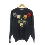  Munsingwear одежда MUNSINGWEAR GRANDSLAM вязаный свитер Golf MA темно-синий темно-синий длинный рукав вырез лодочкой дизайн логотипа /CK16 #GY58