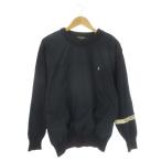  Munsingwear одежда MUNSINGWEAR GRANDSLAM вязаный свитер Golf L темно-синий темно-синий длинный рукав вырез лодочкой Logo вышивка /CK17 #GY58 мужской 