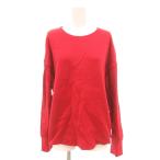  Nico and Niko and.. футболка cut and sewn 3 красный красный раунд шея длинный рукав вафля ткань /YJ #GY61 женский 