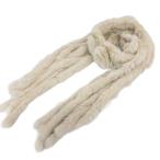  moon bat MOONBAT мех лисы пелерина мех muffler слоновая кость #GY58 /TZ