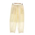 k громкий na in понижение Cloudnine RELIEF шаровары M~L белый белый талия резина draw -тактный кольцо свободно Silhouette /ML