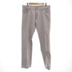  Lanvin LANVIN брюки слаксы распорка Silhouette 48 серый /JS #GY60 мужской 