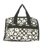  Le Sportsac LesportSAC сумка "Boston bag" чёрный черный белый белый цветочный принт молния карман Boston type сумка имеется /AO1 #GY58