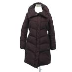 ユニクロ UNIQLO ダウンコート ロング丈 M ワインレッド /HO32 ■GY61 レディース