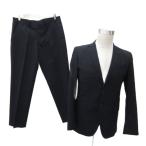  Nano Universe формальный костюм выставить верх и низ tailored jacket одиночный кнопка слаксы брюки 48 M темно-синий темно-синий мужской 