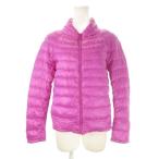 ユニクロ UNIQLO ライトラウンジャケット 上着 M 紫 パープル ピンク 無地 スタンドカラー ポケッタブル 217-075735 /CK10 ■GY61