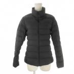 ユニクロ UNIQLO ライトダウンジャケット 上着 M 黒 ブラック スタンドカラー 長袖 無地 211-400711 /CK11 ■GY61 レディース