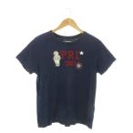 ポロ ラルフローレン POLO RALPH LAUREN Tシャツ XL 紺 ネイビー 半袖 ラウンドネック プリント 刺繍デザイン /AO22 ■GY61 メンズ