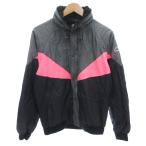  Descente DESCENTE жакет O чёрный черный розовый длинный рукав цвет блок воротник-стойка DRA-4042 /HW #GY61 мужской 