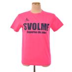 スボルメ svolme Tシャツ カットソー 半袖 プリント 160 ピンク ■GY58 キッズ