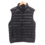 ユニクロ UNIQLO ウルトラライトダウンベスト キルティング スタンドカラー M 紺 ネイビー /YJ ■GY61 メンズ
