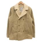 ショッピングHILFIGER トミーヒルフィガー TOMMY HILFIGER ボアジャケット ダブルブレスト M ベージュ /GV ■GY61 メンズ