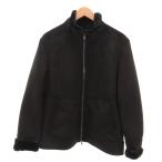 teto Homme TETE HOMME прекрасный товар искусственный мутон жакет LL чёрный черный воротник-стойка мех отделка 1024613051 /YJ #GY61 мужской 