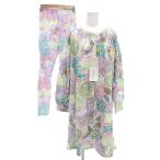 未使用品 ツモリチサト スリープ tsumori chisato SLEEP タグ付き セットアップ シャツワンピース イージーパンツ ルームウエア M