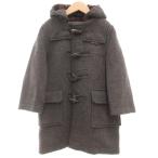 グローバーオール Gloverall ダッフルコート ミドル丈 メルトン フード 7 グレー /JS ■GY61 キッズ