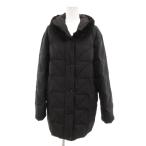 ショッピングサンヨー サンヨーコート SANYO COAT ダウンジャケット ミドル丈 ラビットファー付き 11 黒 ブラック /YJ ■GY61 レディース