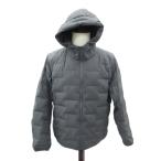 ユニクロ UNIQLO パフテックパーカ 中綿ジャケット ミドル丈 L グレー フード付き 464021 /SY26 ■GY61 メンズ