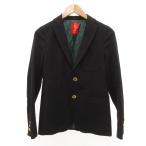 ドゥーズィエムクラス DEUXIEME CLASSE 紺ブレ テーラードジャケット ブレザー ロゴ 金色ボタン 2B 38 濃紺 ネイビー /JS ■GY58