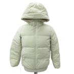 ユニクロ UNIQLO ダウンジャケット S オフホワイト フード付き ミドル丈 /YS56 ■GY58 レディース