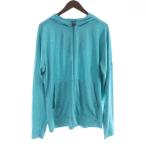  Adidas adidas Parker Zip выше XL бледно-голубой голубой длинный рукав полный Zip /KW #GY58 женский 