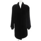 ショッピング毛皮 MOONBAT 美品 シェアードミンク ファーコート 毛皮 9〜11 ダークブラウン /UO ■GY58