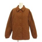 ユニクロ UNIQLO JW ANDERSON パデッドジャケット 中綿 キルティング アウター M 茶 /YM ■GY58 レディース