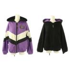 ショッピングlovetoxic ラブトキシック Lovetoxic キッズ ボアジャケット パーカー ブルゾン リバーシブル M 150 ブラック パープル /ES ■GY60 キッズ