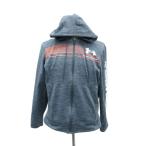  Under Armor UNDER ARMOUR спорт одежда жакет Parker L серый Zip выше Logo принт обратная сторона ворсистый средний длина мужской 