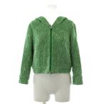  ошибка J MISS J жакет Parker верхняя одежда 38 зеленый зеленый длинный рукав Zip выше с капюшоном ./GP #GY60 женский 