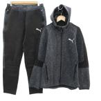  Puma PUMA спортивная одежда джерси выставить верх и низ Parker жакет средний длина конические брюки длинный длина M серый . style 