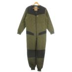  поле core FieldCore теплый внутренний костюм комбинезон верхняя одежда L зеленый зеленый хаки стеганое полотно длинный рукав двухцветный -