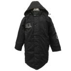  Champion CHAMPION спорт одежда bench пальто M чёрный черный Logo .? воротник-стойка с капюшоном .2way длинный длина #GY59 мужской 