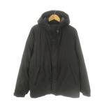  The магазин чай ke-THE SHOP TK с хлопком жакет верхняя одежда XL чёрный черный с капюшоном . одноцветный длинный рукав /CK5 #ECC001 мужской 