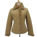  Ascot ASCOT стеганная куртка верхняя одежда средний длина 11 бежевый мех кролика /SM81 #ECB001 женский 