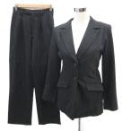 L.R костюм выставить верх и низ tailored jacket одиночный средний длина широкий брюки длинный длина сверху 9AR внизу 64-91 чёрный черный 