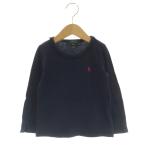 ポロ ラルフローレン POLO RALPH LAUREN キッズ 長袖Tシャツ ロンT 刺繍 3 ネイビー /MY ■OS ■ECB001 キッズ