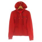  L planet ELLE PLANETE Zip выше Parker карман 38 красный /MY #OS #ECB001 женский 