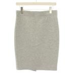 アンテイラープティート ANN TAYLOR PETITE スカート ひざ丈 タイト イージー ウエストゴム 8P グレー 66-397754 ■ECB001 レディース