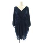  не использовался товар Aqua Girl aquagirl туника One-piece do Ла Манш рукав M темно-синий темно-синий V шея длинный рукав талия gya The - легкий /HK