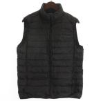 ユニクロ UNIQLO ダウン ベスト ブラック M ■ECD001 メンズ